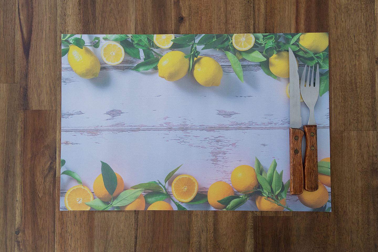 Lively Lemons Paper Placemat