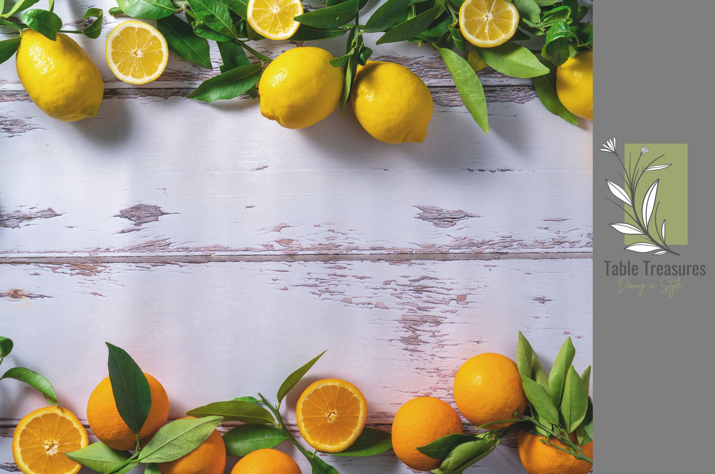 Lively Lemons Paper Placemat